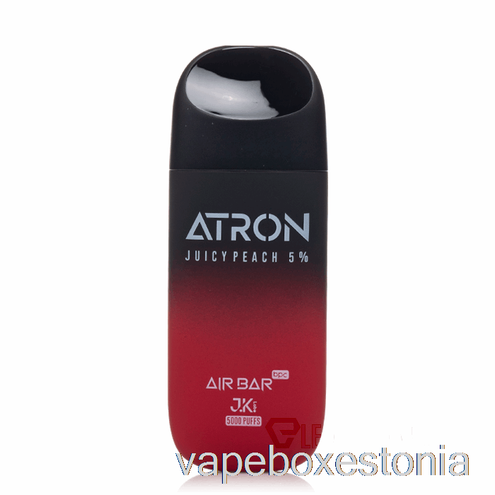 Vape Box Estonia Air Bar Atron 5000 ühekordne Mahlane Virsik